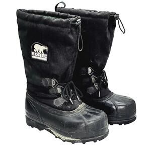Sorel Glacier Extreme Winter Insulated Snow Boots NM1042-010 Men's 8 EUC
